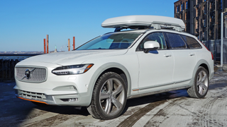 The Volvo V90 Cross Country Has Orange Seatbelts and a $3,300 Cargo Box and I Love It<em></em>